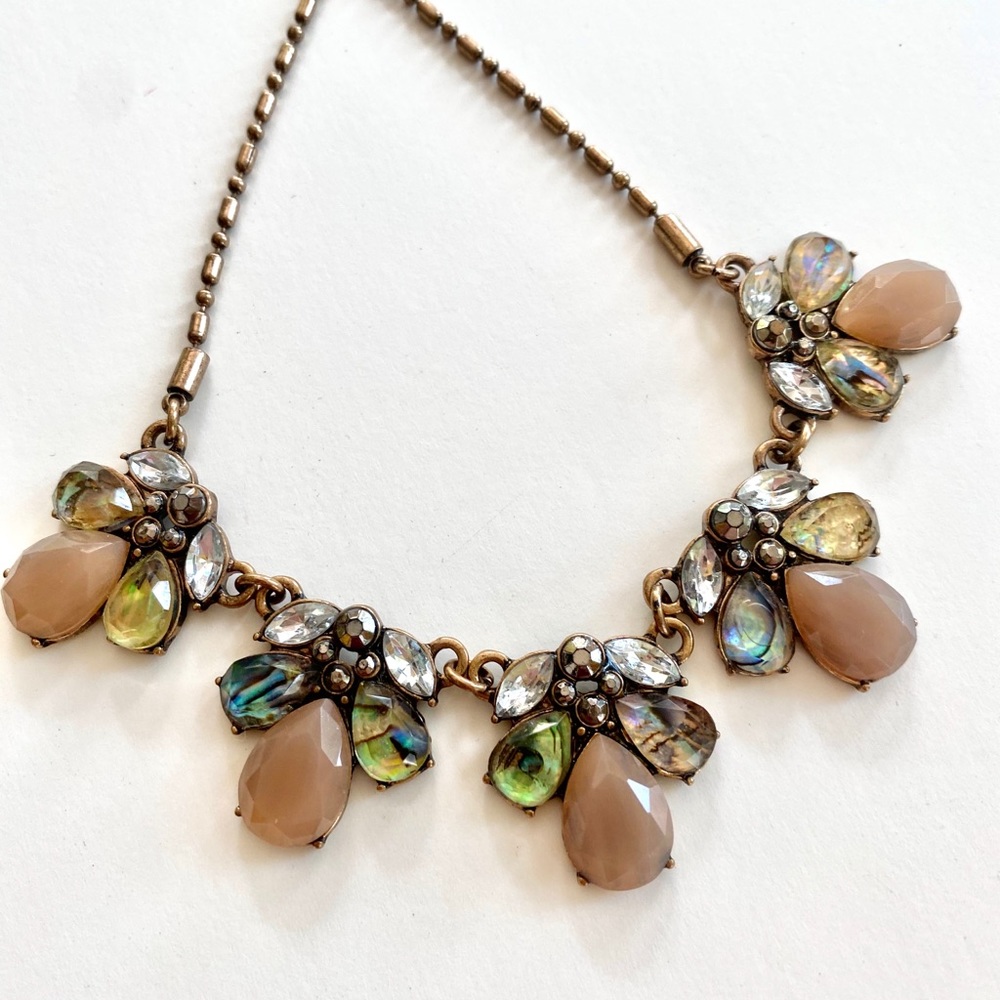 Ann Taylor Loft Multi Stone Necklace